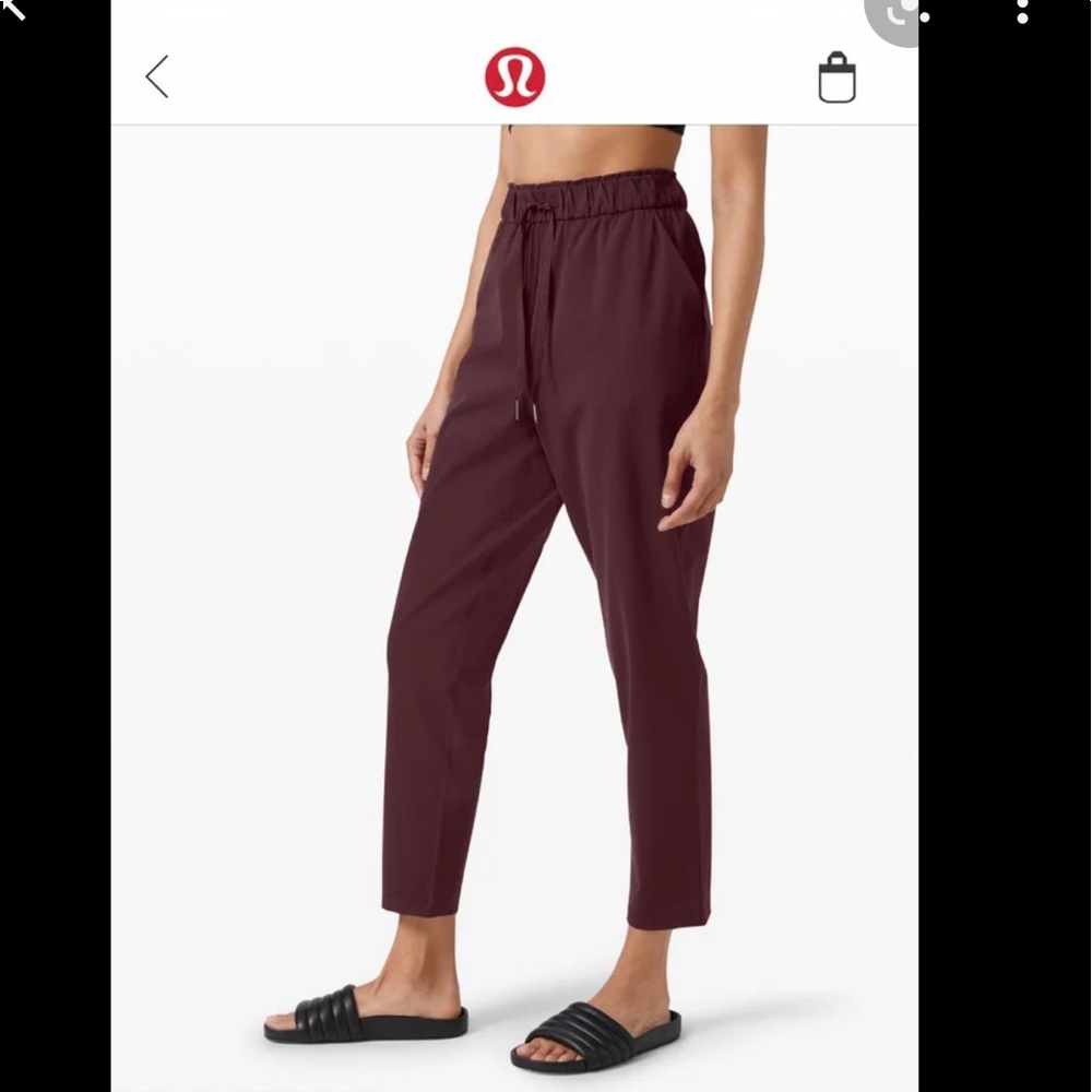 lululemon keep moving pant 7/8 length